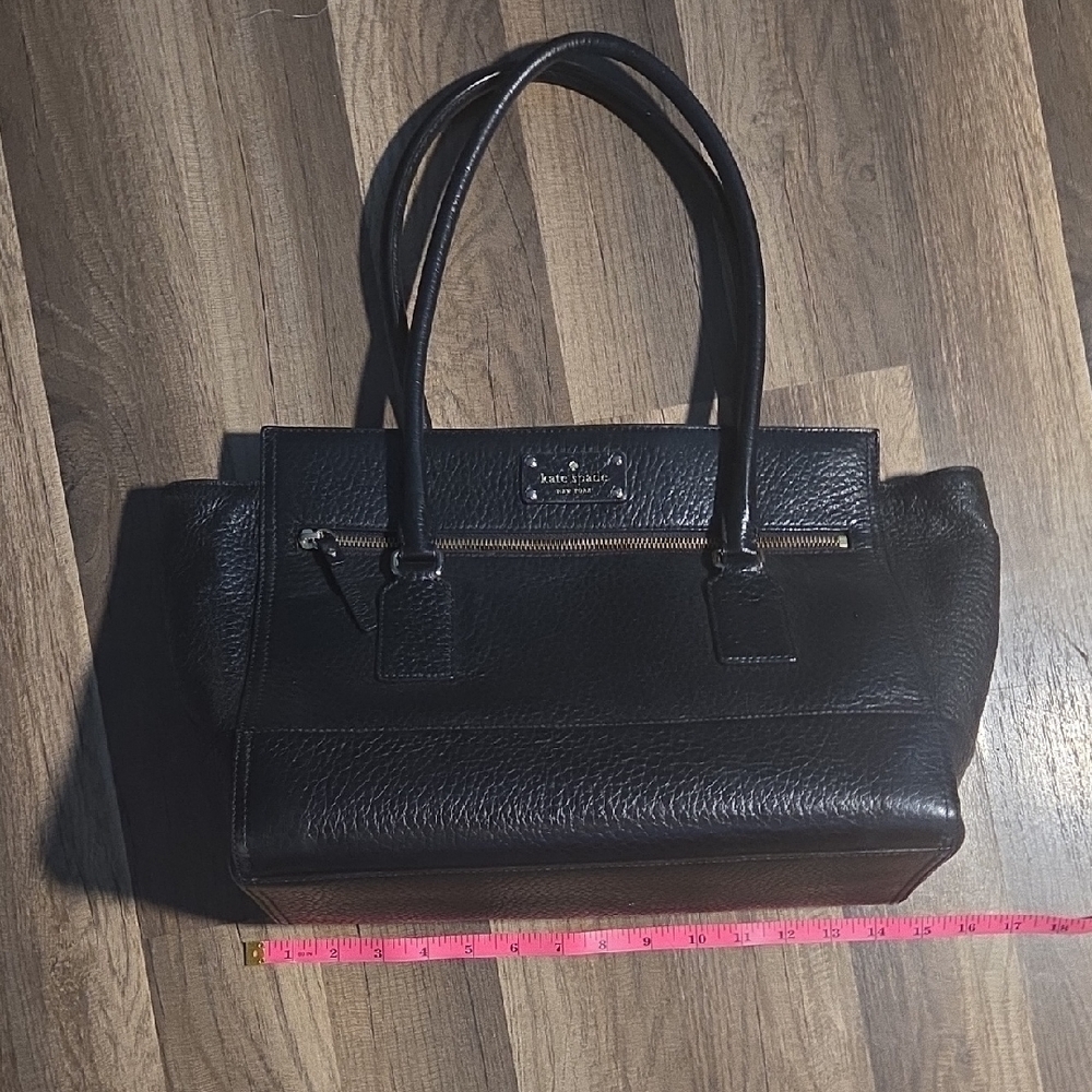 Kate Spade Black Satchel with Structured Design